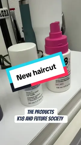 K18 & future society @K18 Hair @futuresocietyofficial #haircut #leaveinconditioner #leaveintreatment #hairmask#tiktokshopcreatorpicks  