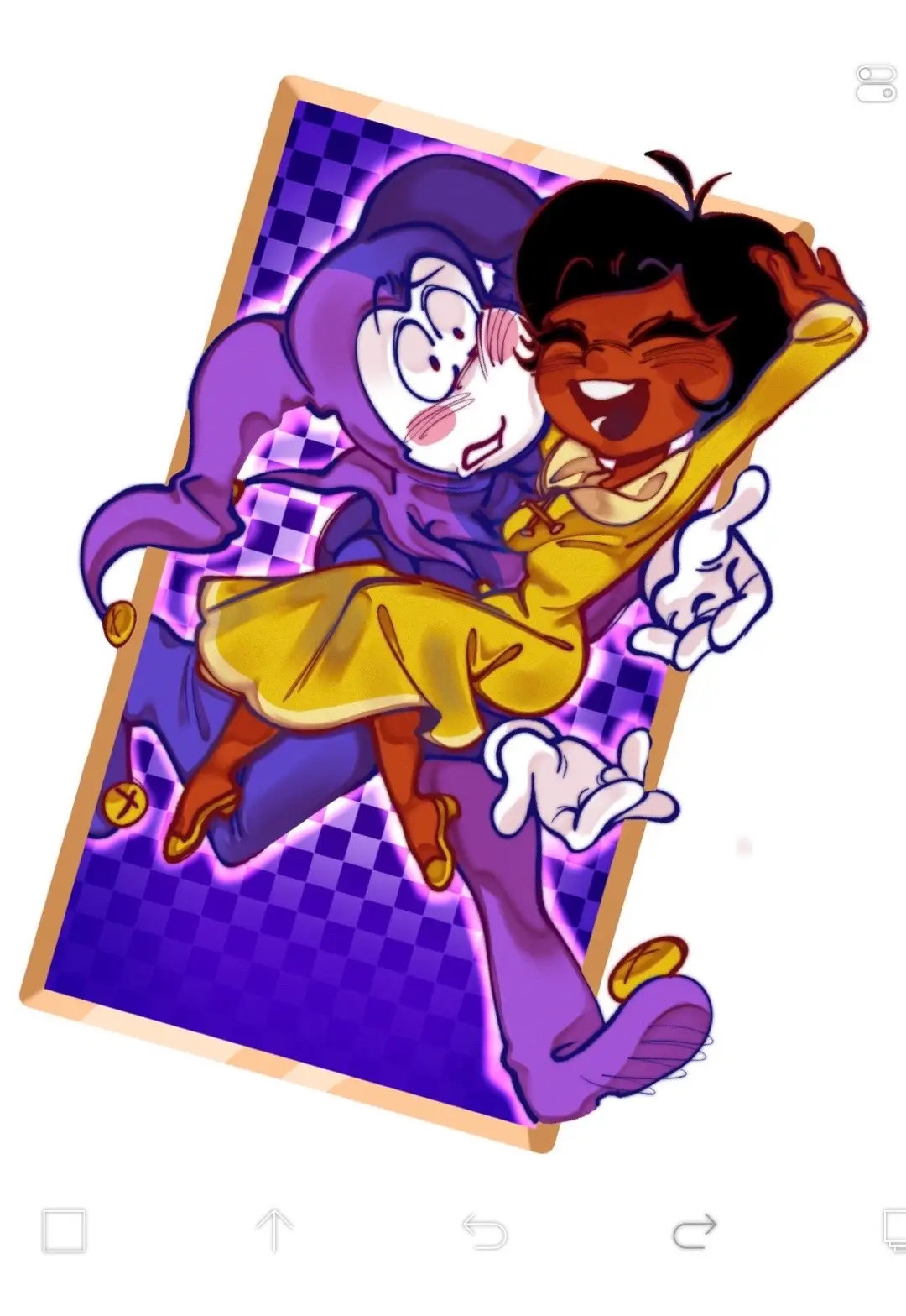 @wizardgirl #ocs #notmyocs #ibispaintx #princess #jester 