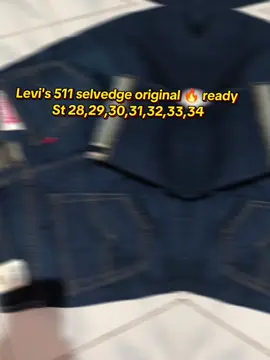 #LEVIS #511 #SELVEDGE #ORIGINAL 