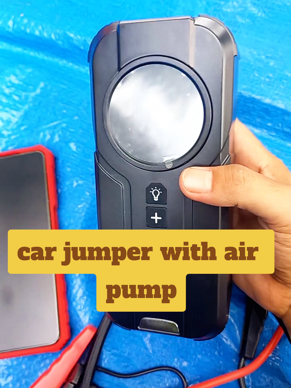 car jumper with air pump #carjumper #carjumperwithpumptyre #carjumperpowerbank 