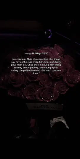 Happy Holidays 20/10 #tamtrang #story #tinhyeu #H2102001 #vanhung201 