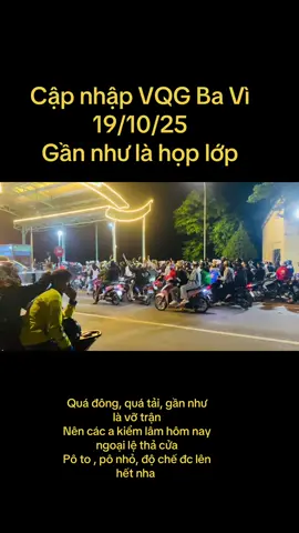 #xhtiktok#họp lớp trên VQG Ba Vì#quá tải #