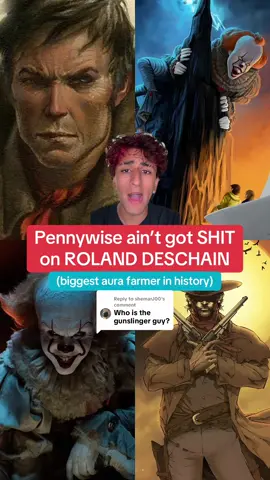 Replying to @shemarJ00 god he’s so tuff 😭 #pennywise #it #stephenking #thedarktower #fyp 