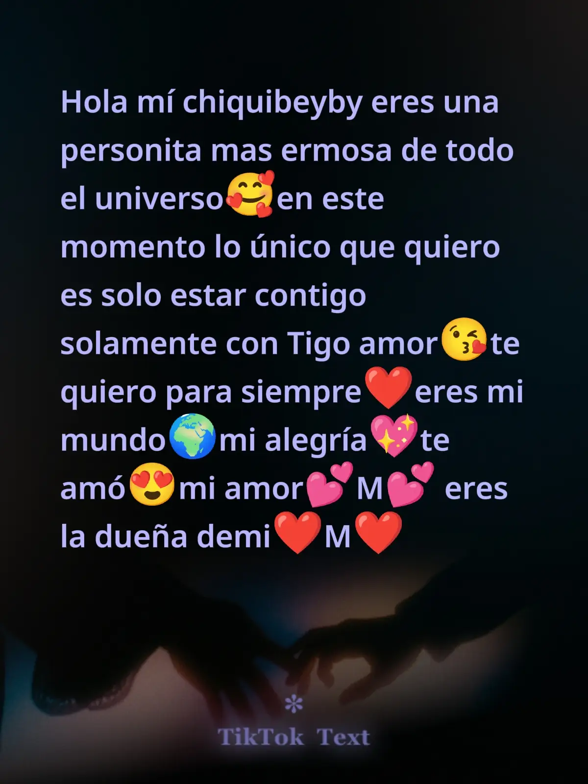 ❤️mi amor ésto ba para mi niña hermosa ❤️ te amó y no me canso de decirte cuánto te amó ❤️  ❤️la dueña de mi corazón ❤️ mi pequeña ❤️ M❤️