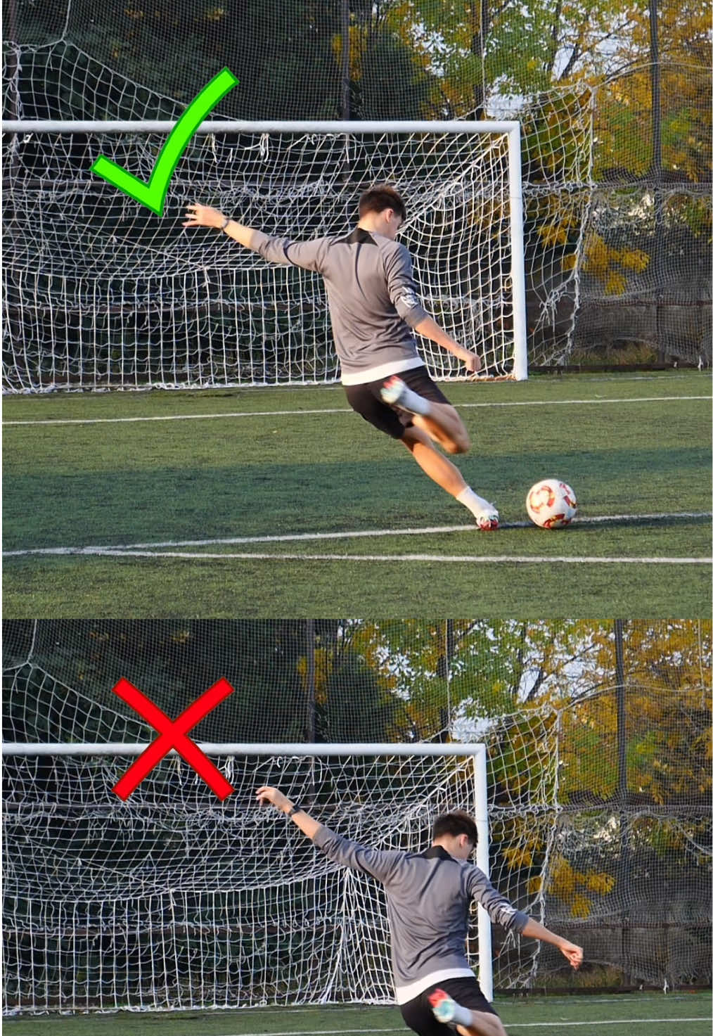 How to shoot the ball like a PRO ⚽️✅ #football #Soccer @psg @Champions League 