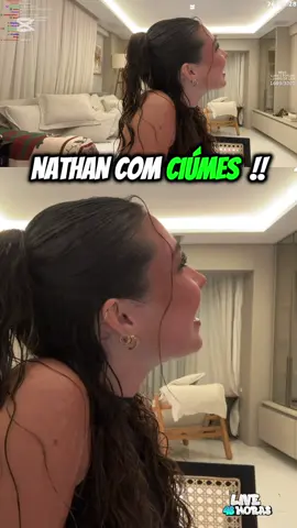 ‘Não vai assim não’ hahaha 😂 #nathanpereira #babi #cortesdelive #cortes #live 