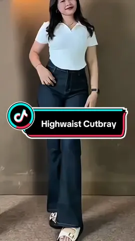 Rekomendasi Jeans Highwaist Cutbray #jeanswanita #highwaistcutbray #celanawanita 