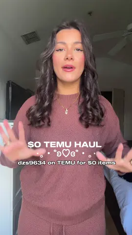 Sobmany goodies!! 🔍code: dzs9634 on TEMU for $0 items 🎉✨ (Only for new app users with qualifying orders.T&Cs apply) #temu #temufinds #temuhaul #viral #fyp 