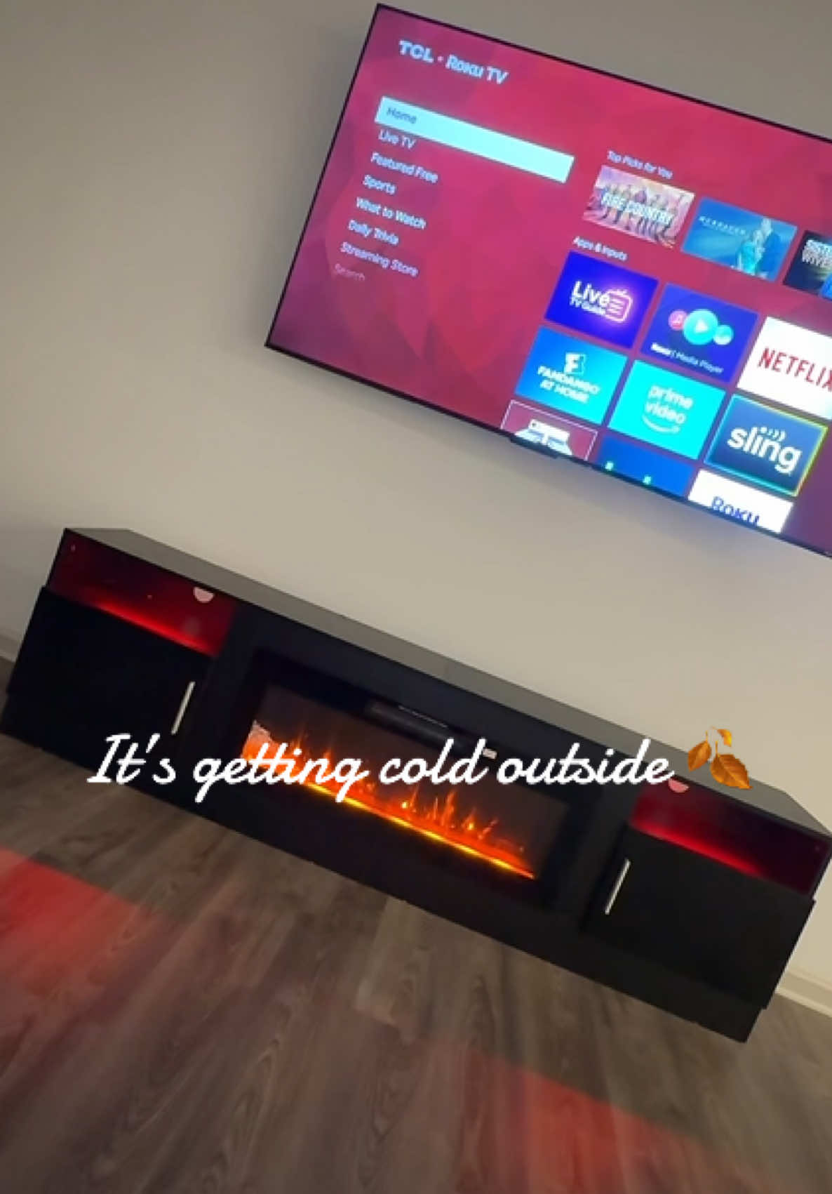 Good for decor, even better for HEAT 🍂 #fyp #fireplace 