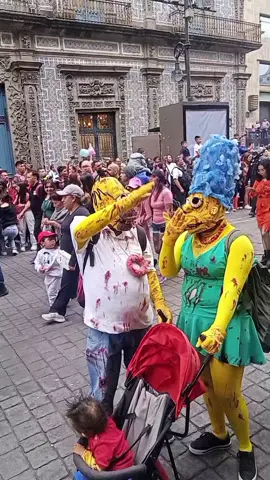 Marcha Zombie #thesimpsons #zombi #simpsons #cdmx #sabado 