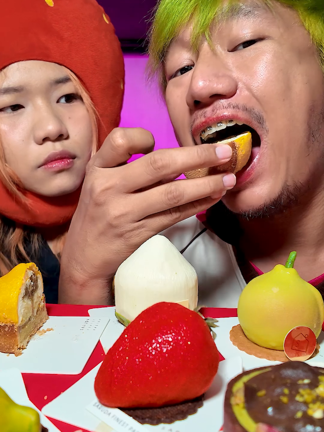 ผลไม้ยามเช้า เพื่อสุขภาพ #eating #asmr #dessert  #mukbang #foodtiktok @MS.MEIJI 