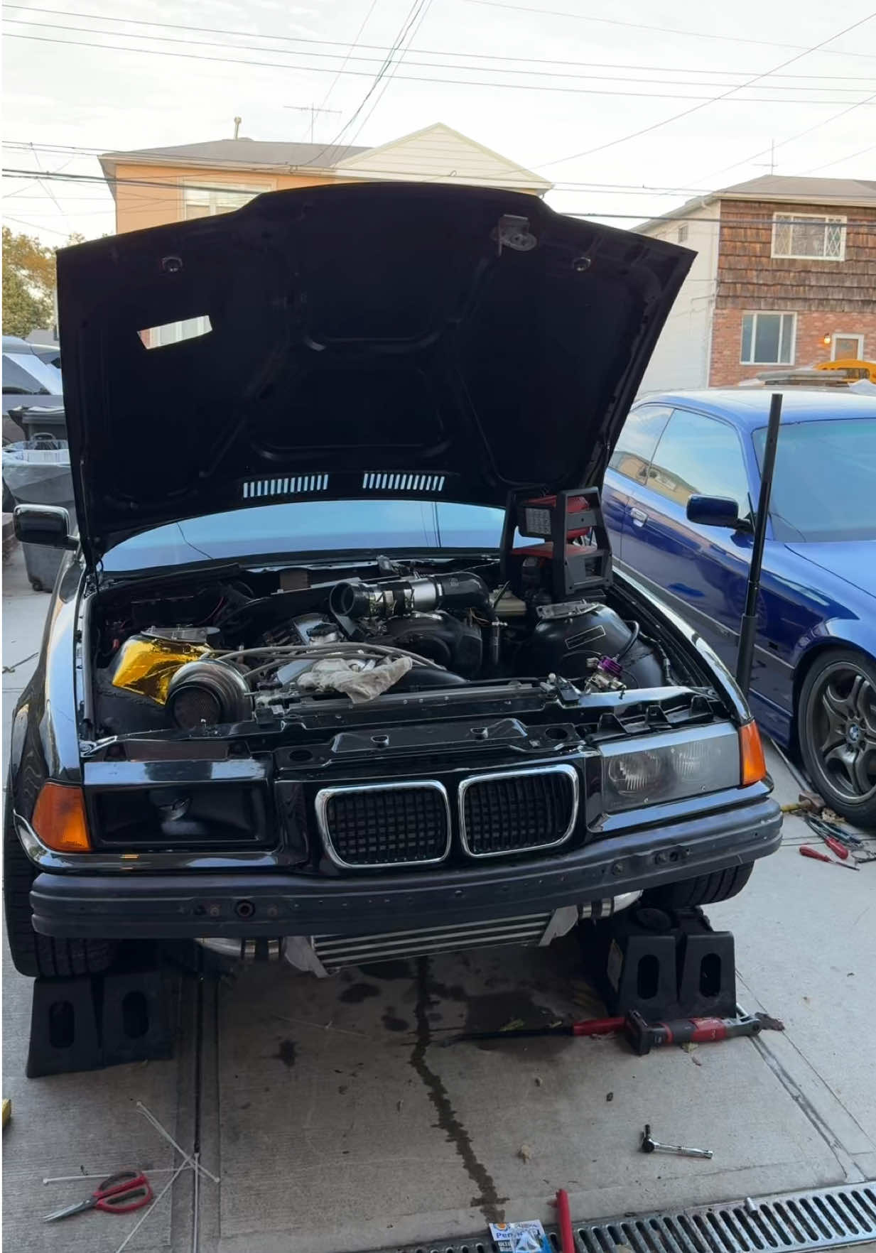Fix something, break something else smh 💀 #e36turbo #e36bestcar 