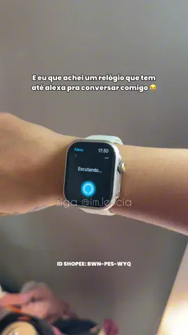 EU AMO ELEEEEE ❤️ ID SHOPEE: BWN-PES-WYQ #paravoce #smartwatch #relogiointeligente #shopee 
