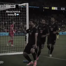 Messi hatrick today💀🇦🇷#messi #hattrick #goal #intermiami #fyp 