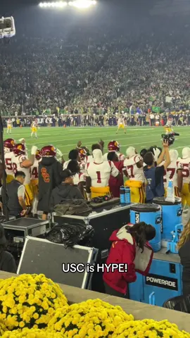 The Trojans are ready for Notre Dame!!!  #usctrojans #uscfootball #notredamefootball 