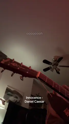 Saturday night room jams #innocence #danielcaesar #acousticcovers #singing 