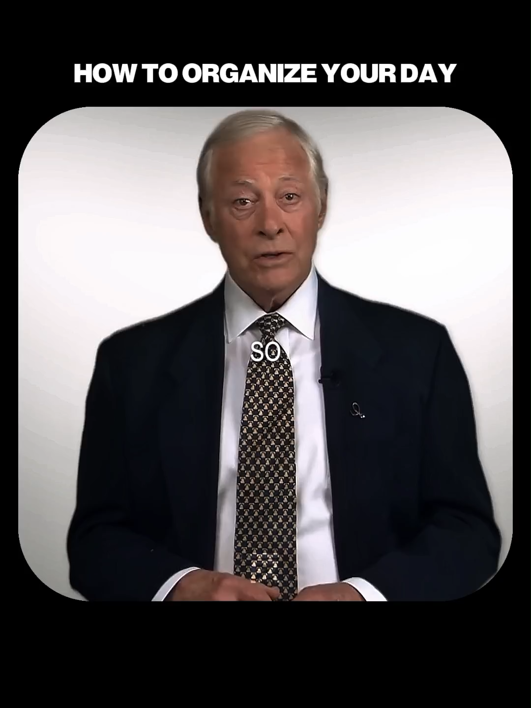 Here are some tips on how to structure your day. Speaker: Brian Tracy Join Us @flowrevolt For A Stronger, More Focused Mind. #motivation #mindset #flowrevolt #briantracy