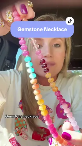This colorful beaded choker instantly adds that fun, boho-chic pop to any outfit — perfect for fall layering or vacay vibes 🌈💖 #necklace #jewelry #tiktokshop #tiktokmademebuyit  #gemstonejewelry  