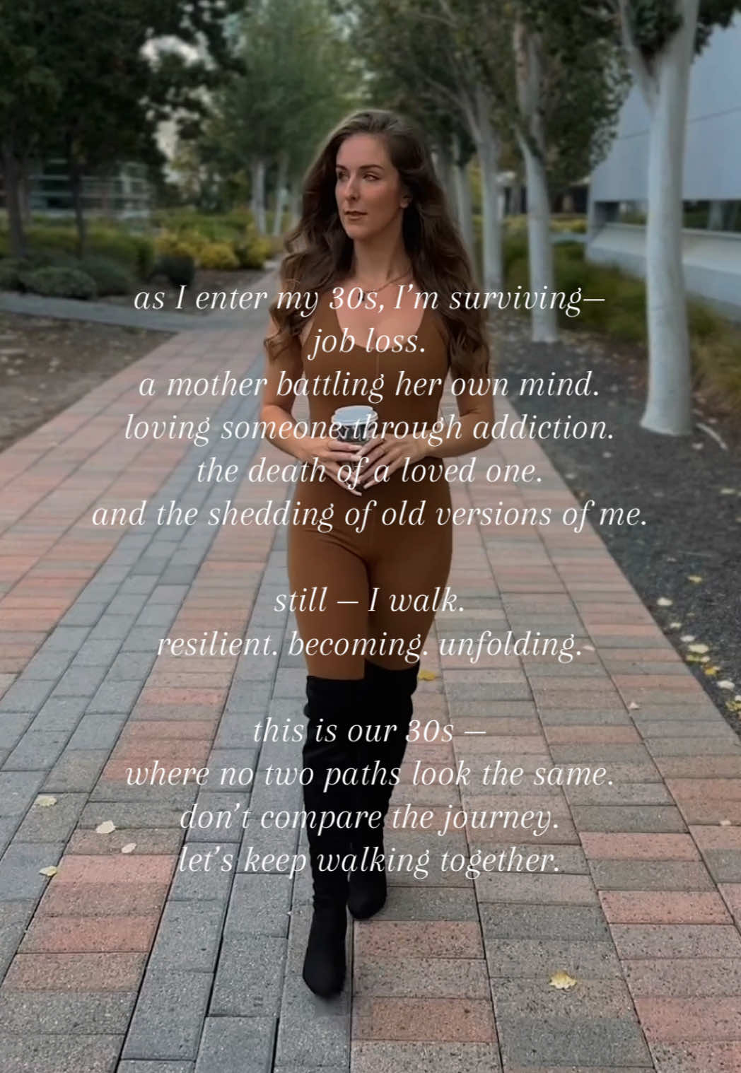 Excited for a new decade even though it may not look exactly like I pictured 🪽 Let’s connect— what are you silently struggling with?  #thirties #thirty #30s #MentalHealth 