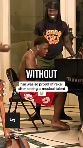Kai looking like a proud father 🤣🤣 #rakai #piano #johnlegend #kaicenat #payper 
