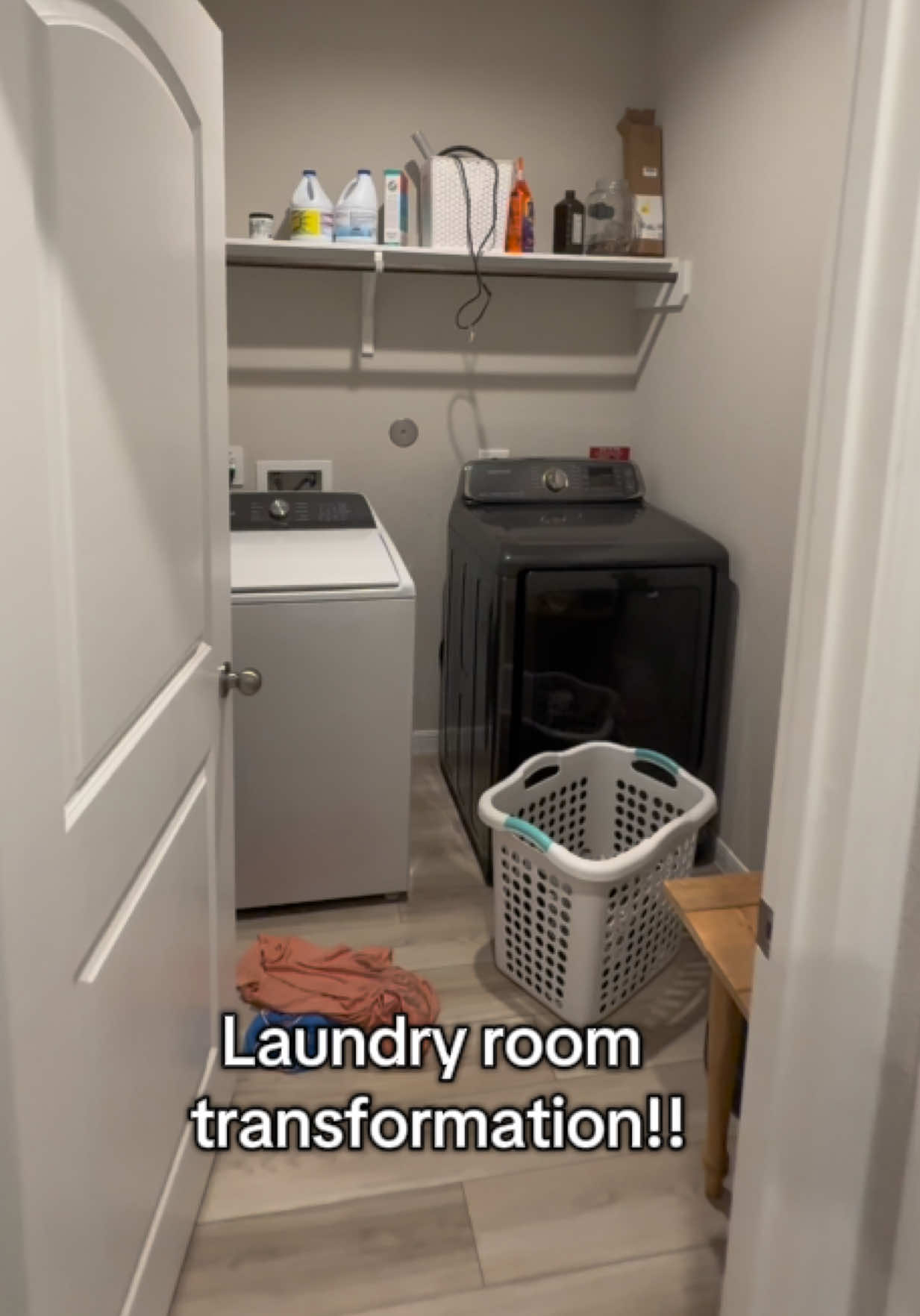 Very thankful to my amazing husband!!! So happy i married a handyman who can build me anything i want 🥰 Biggest flex imo!! #handyman #laundryroomtransformation #homedecoronabudget #homedecortiktok #laundryroom @The Home Depot 