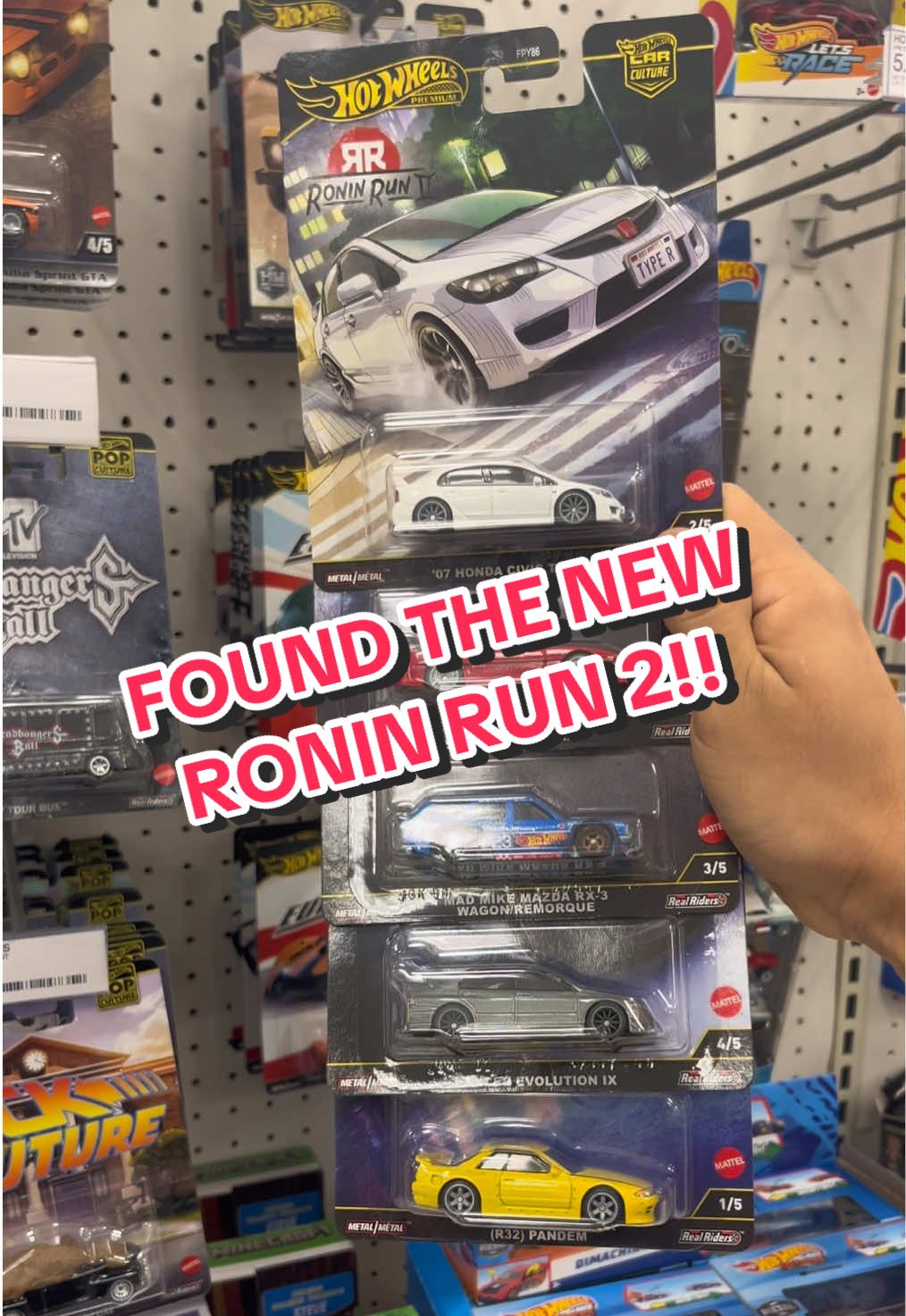 I found the Ronin Run 2 Full SET!!🔥 #hotwheels #hotwheelsdaily #diecastcollectors #hotwheelshunting #hotwheelsindonesia