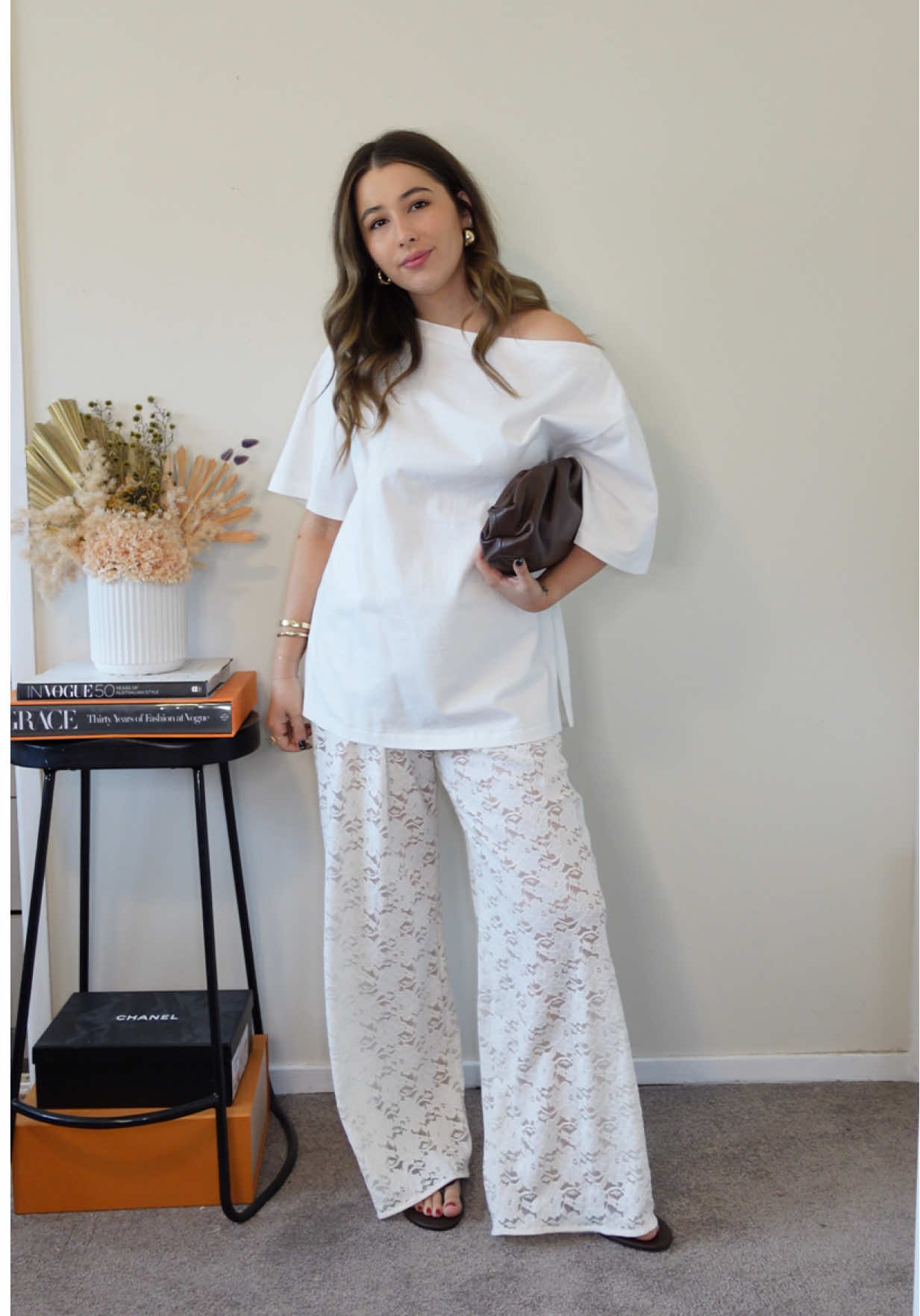 Lace pants are trending (again), but we’re keeping it wearable 🤍 Here’s how I style lace pants the effortless, elevated way… minimal, timeless, and still proof that basics don’t have to be boring. @DISSH Loula Pants & Esme Top @BILLINI SHOES shoes & accessories Exact styles & sizes on my LTK