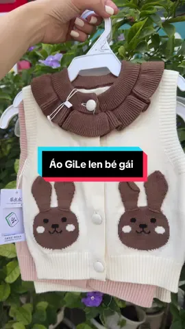 Áo gile len cho bé gái siêu xin#xuhuong #gilechobe #gilelenxinh #chobe 