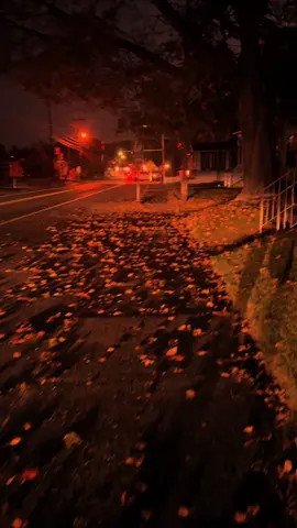 Just another nightly fall walk in my small town #fyp #fall #halloweentown #fypシ #nightcore #smalltown