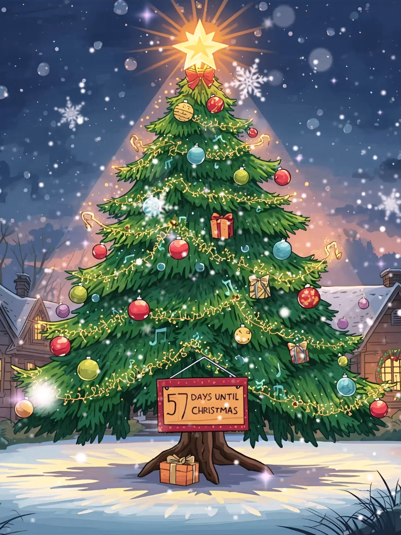 Quedan 57 dias para la navidad!! There are 57 days left until Christmas!! #navidad #SiempreNavidad #navidades #navidad2025 #navidadesmagicas #navidadesenfamilia #NavidadEnFamilia #Christmas #christmastrees #christmastree #christmastreedecorating #christmastime #christmastimeishere #arboldenavidad #christmasisnear #christmasiscoming #christmasiscomingsoon