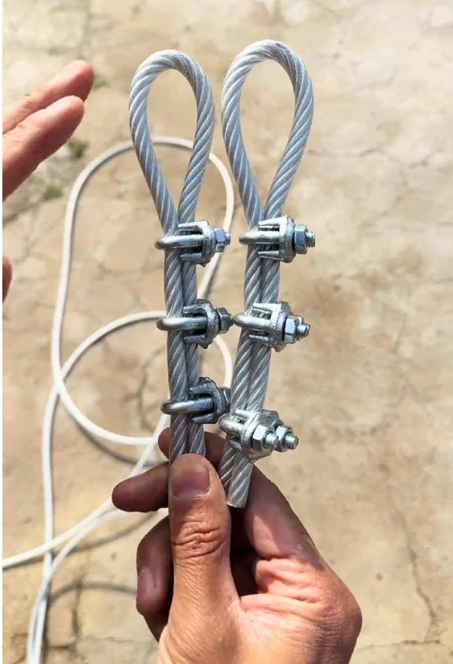 Bộ dây cáp phơi quần áo siêu bền #daycapphoiquanao #xuhuong #dodungtienich 