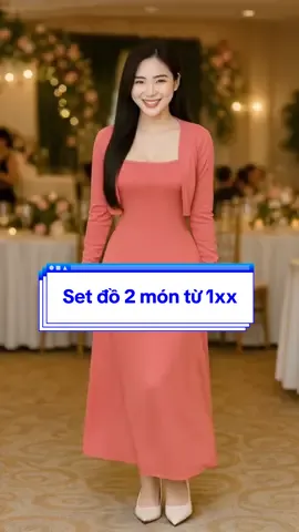Set thiết kế 2 món #TikTokAwardsVN #thoitrang #thơitrangnu #dam #damdutiec  @Shop yuyu 👗 
