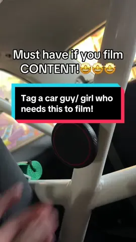 This is a game changer for filming content! Nomore excuses!🔥🔥🔥 #viralvideo #trending #contentcreator #magneticphoneholder #carsoftiktok 