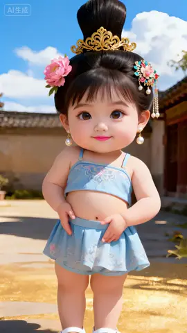 可爱宝宝舞#cutebaby #funnybaby #cutedance #aidance #happydance 