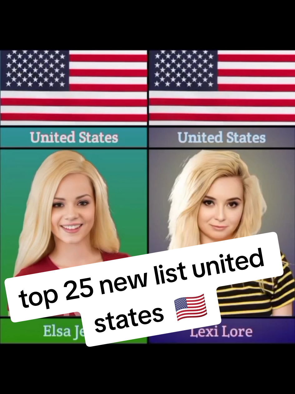 top 25 new list united states  🇺🇸 #fyp #viral #viewsproblem #LIVEIncentiveProgram #GenuineInteractionMatters 