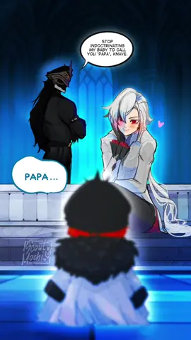 baby fatuus ~ #GenshinImpact #capitano #arlecchino #caprisun #au @Genshin impact 