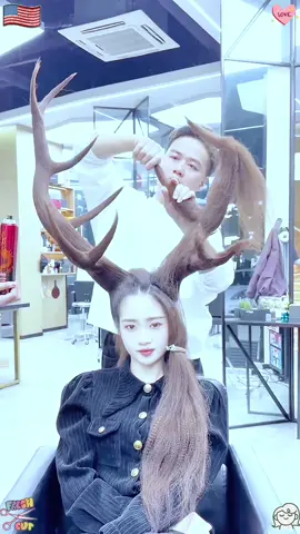 Unique hairstyles but so cute 🥰