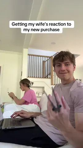 I think these were a great purchase 🤣 #reaction #couple #funny #couplegoals #thequistfamily 