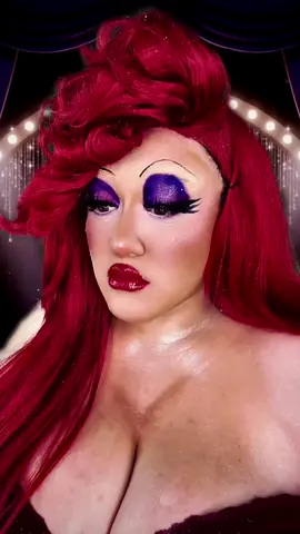 He makes me laugh ❤️💜 #31daysofhalloween #Halloween #jessicarabbitcosplay #plussizebxrbie 