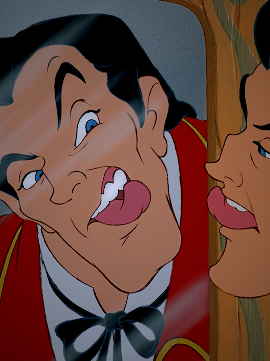 Bold, boastful, and unforgettable. It's Gaston's world, we're just living in it.  Beauty and the Beast is available to stream on @disneyplus.