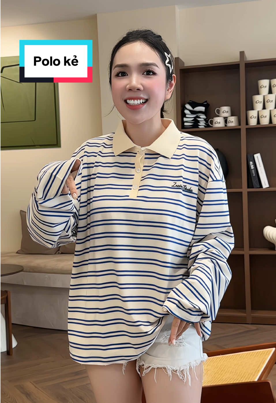 Polo kẻ mặc là trẻ #trangchoichang25 #thoitrangnu #thoitrang #aopolonu #aothunkengang 