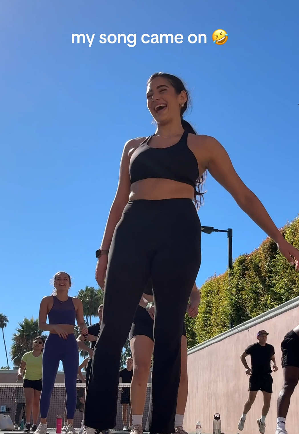 first time hearing my song in a workout class! 🤣 @Bri @alexchasetravel #CapCut #housemusic #letsgo @Equinox 