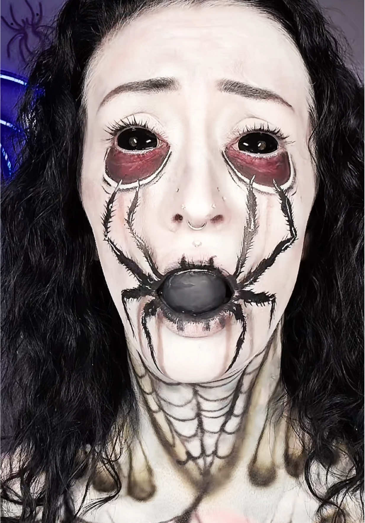BANG BANG 😈 #sfx #horror #makeup #cosplay #spiders