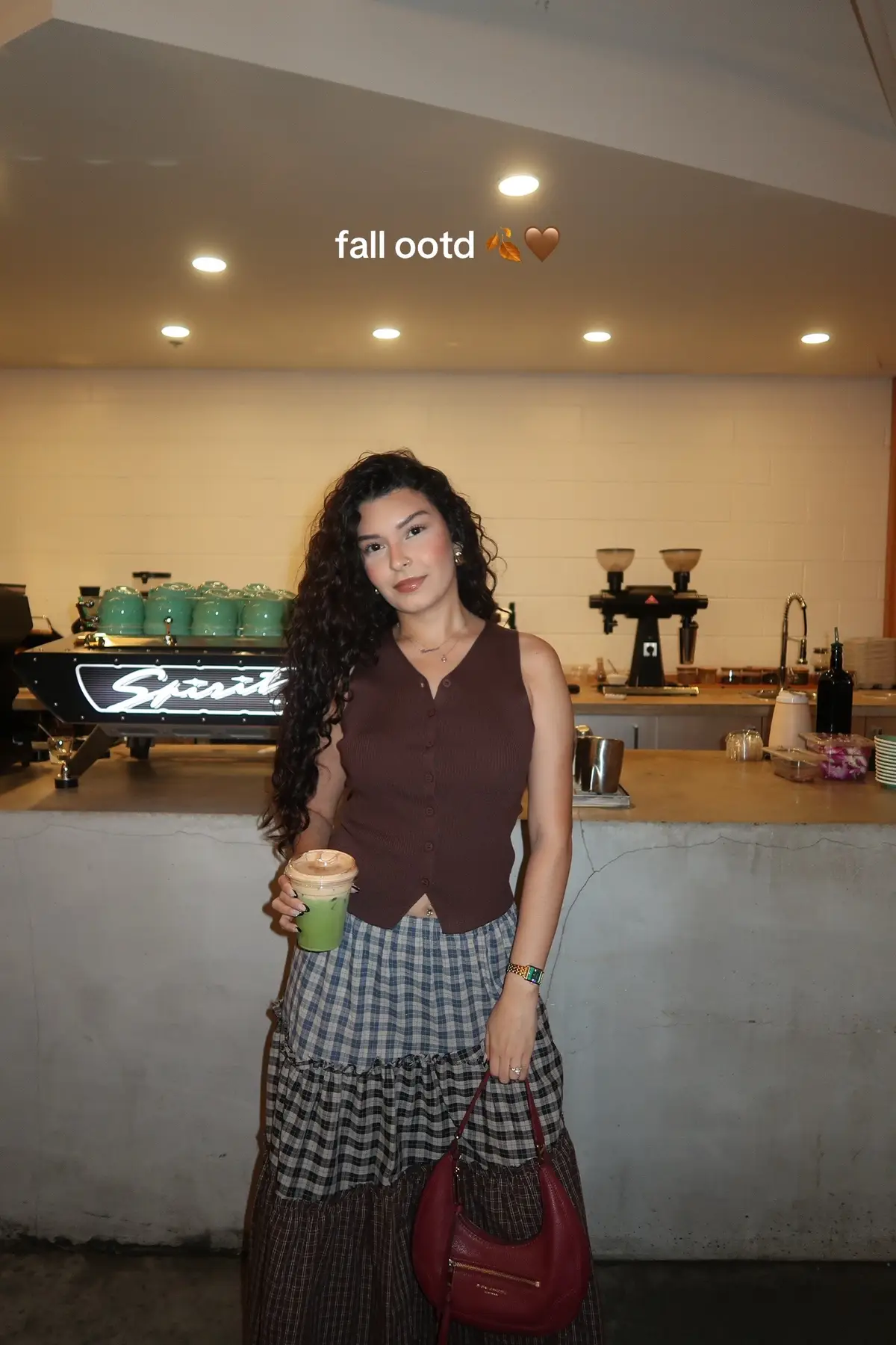 LOVE a fall outfit  top: @Ross Dress for Less  skirt: @nuuly #urbanoutfitters  bag: #marcjacobs  #falloutfits #outfitinspo #falloutfitideas 