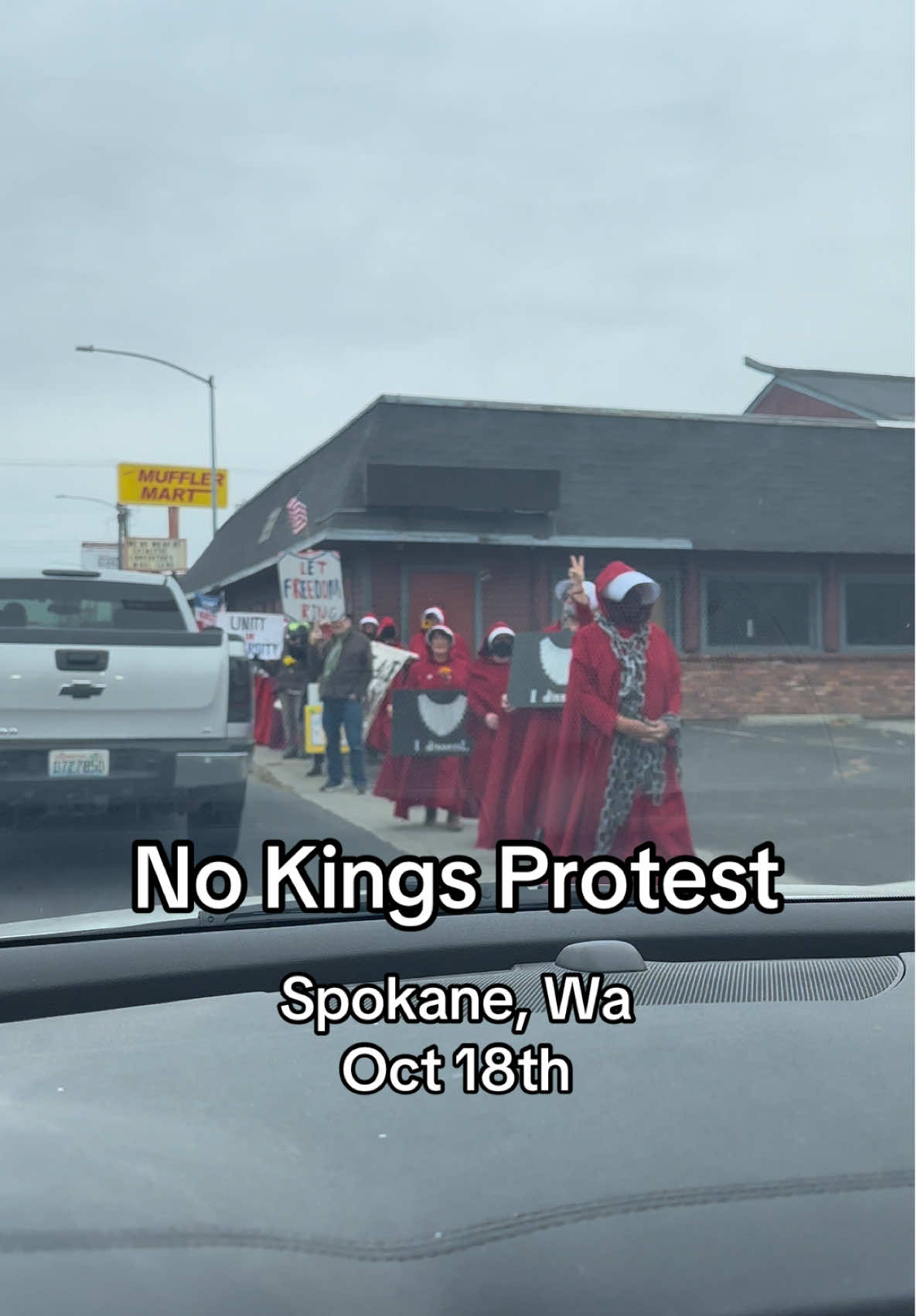 What an incredible sight to see. #spokanewa #nokings #nokingsdayprotest #nokingsinamerica #spokane 