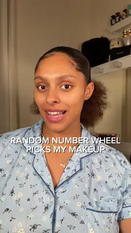 LETTING A RANDOM WHEEL PICK MY MAKEUP 😳✨ #makeupchallenge #makeupgame #makeupfun #makeupoftheday #makeuptok 