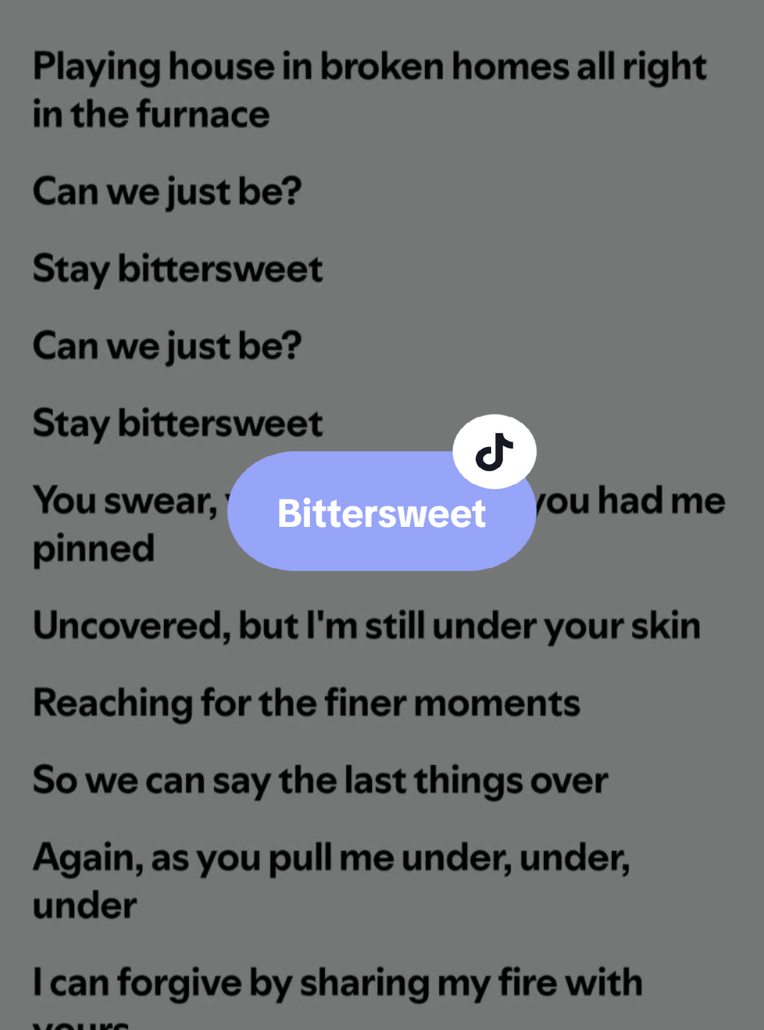 Bittersweet🎶 by: Naomi Sharon #lyrics #spotify #kantakamuna🎤🎶 #oooooomerr_ #fyp 