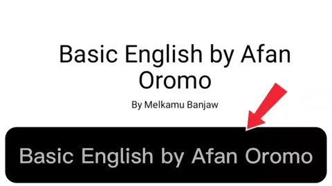 #CapCut #Malnutrition #creatorsearchinsights ####English by Afan Oromo#