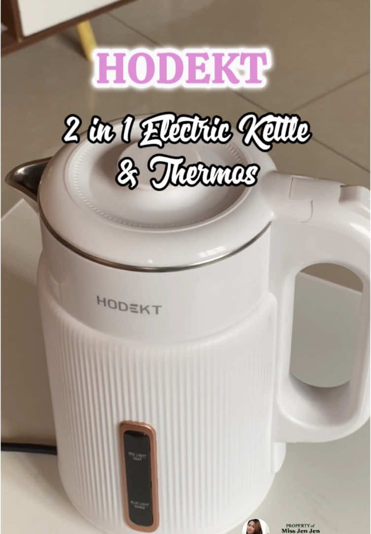 Tipid sa oras at kuryente gamit ang 2-in-1 Electric Kettle at Thermos! 🔥 Hindi mo na kailangang magpainit ng tubig paulit-ulit — perfect para sa kape, tsaa, o gatas ng baby. ☕🍼 Matagal mapanatili ang init ng tubig, kaya super convenient sa bahay! 💧✨ #ElectricKettle #Thermos #2in1Kettle #ElectricKettleAndThermos #KitchenEssentials 