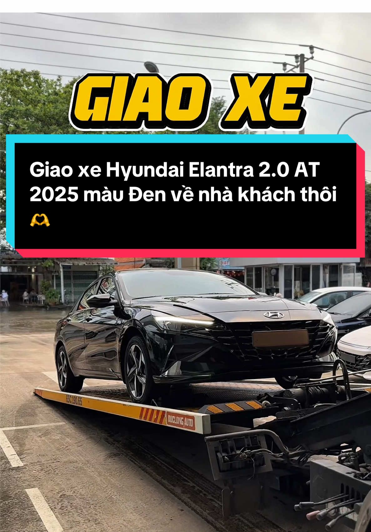 Giao xe #Hyundai #Elantra 2.0 AT 2025 màu Đen về nhà khách thôi 🫶 #xe5cho #oto #canthohyundai 